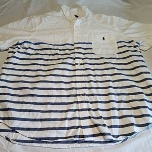 Polo by Ralph Lauren Men's Striped Button Down Shirt